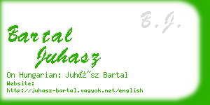 bartal juhasz business card